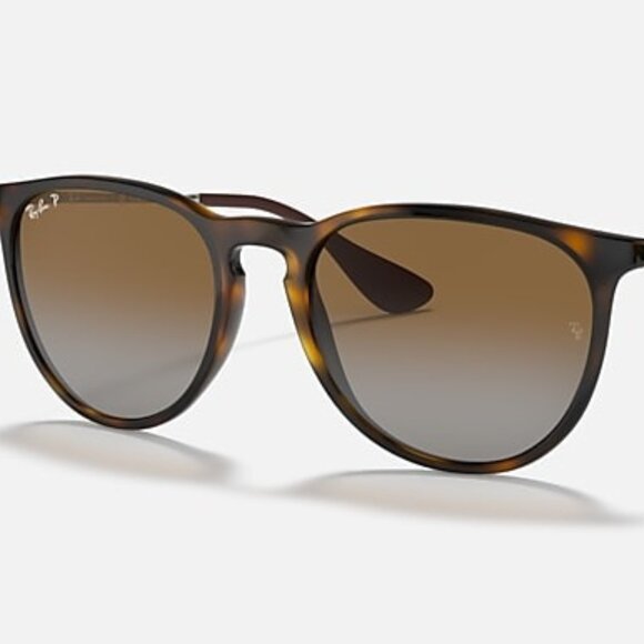 NEW RAY-BAN RB4171 710/T5 Erika Sunglasses – Light Havana Gradient Brown 54-18